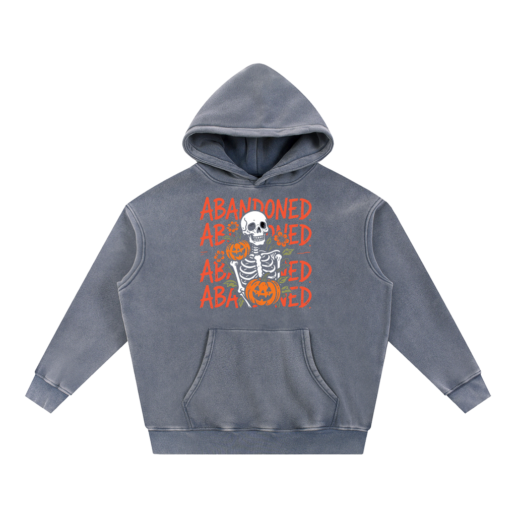 Snow Wash Fleece Oversize Hoodie